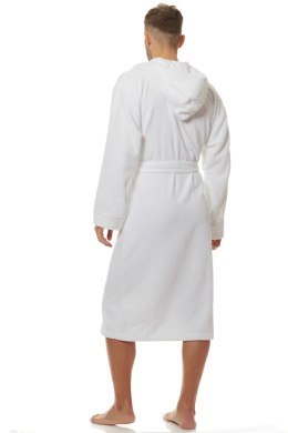 Szlafrok Męski Model 2104 White - L&L collection - M