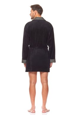 Szlafrok Męski Model 9101 BJ Black - L&L collection - XXL