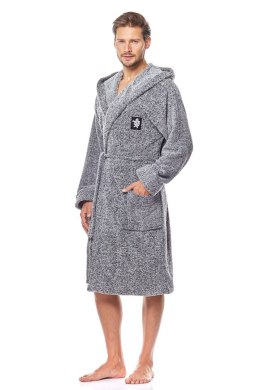 Szlafrok Męski Model Bruce Melange - L&L collection - XL