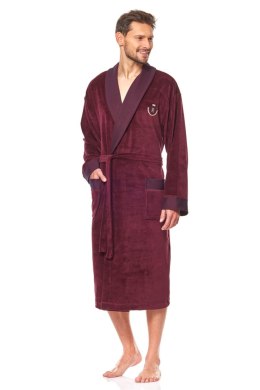 Szlafrok Męski Model Duke 9102 Bordo - L&L collection - XXL
