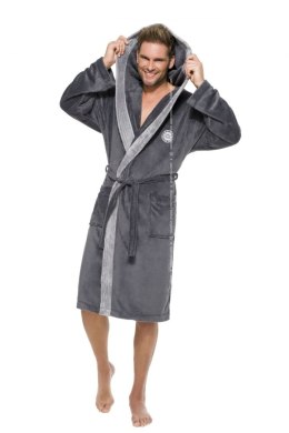 Szlafrok Męski Model George Grafit - L&L collection - L