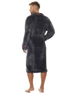 Szlafrok Męski Model Luca 2111 Grafit - L&L collection - M