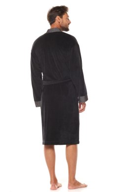 Szlafrok Męski Model Royal 2050 Black - L&L collection - M