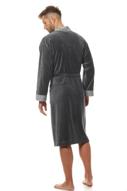 Szlafrok Męski Model Royal 2050 Grafit - L&L collection - M