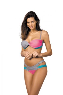 Kostium dwuczęściowy Kostium Kąpielowy Model Olimpia Silver-Hollywood-Caraibi M-438 Silver/Pink - Marko - M