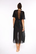 Sukienka Plażow Tunika Model Vera Nero M-567 Black/Old Gold - Marko - XL