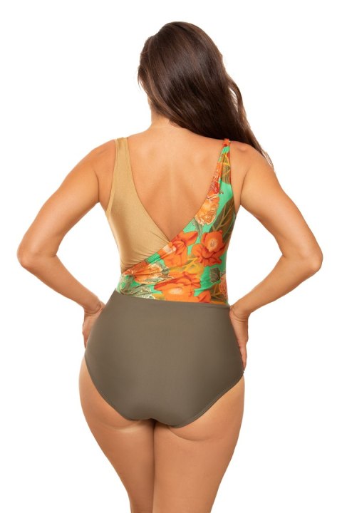 Jednoczęściowy strój kąpielowy Kostium kąpielowy Model Ciara M-724 Gold/Khaki - Marko - 42 Jednoczęściowy strój kąpielowy Kostium kąpielowy Model Ciara M-724 Gold/Khaki - Marko - 42