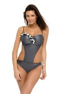 Jednoczęściowy strój kąpielowy Kostium kąpielowy Model Evelyn Titanium M-530 Grafit - Marko - XXL Jednoczęściowy strój kąpielowy Kostium kąpielowy Model Evelyn Titanium M-530 Grafit - Marko - XXL