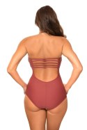 Jednoczęściowy strój kąpielowy Kostium kąpielowy Model Rada M-654 Green/Orange - Marko - 40