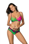 Kostium dwuczęściowy Kostium Kąpielowy Model Tamara Blu Scuro-Blight Green-Rosa Shocking M-399 Green/Pink - Marko - s Kostium dwuczęściowy Kostium Kąpielowy Model Tamara Blu Scuro-Blight Green-Rosa Shocking M-399 Green/Pink - Marko - s