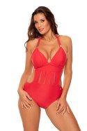 Jednoczęściowy strój kąpielowy Kostium kąpielowy Model Anina M-680 Red - Marko - 36