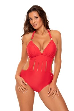 Jednoczęściowy strój kąpielowy Kostium kąpielowy Model Anina M-680 Red - Marko - 36