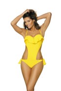 Jednoczęściowy strój kąpielowy Kostium kąpielowy Model Carmen Amarillis M-468 Yellow - Marko - XXL Jednoczęściowy strój kąpielowy Kostium kąpielowy Model Carmen Amarillis M-468 Yellow - Marko - XXL