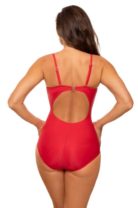 Jednoczęściowy strój kąpielowy Kostium kąpielowy Model Farada M-660 Red - Marko - 42 Jednoczęściowy strój kąpielowy Kostium kąpielowy Model Farada M-660 Red - Marko - 42
