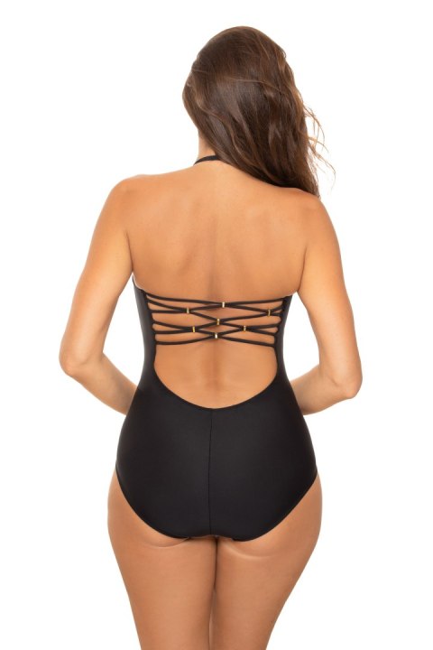 Jednoczęściowy strój kąpielowy Kostium kąpielowy Model Rada M-654 Milk/Black - Marko - 36 Jednoczęściowy strój kąpielowy Kostium kąpielowy Model Rada M-654 Milk/Black - Marko - 36