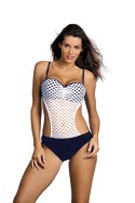 Jednoczęściowy strój kąpielowy Kostium Kąpielowy Model Gwen Mirtillo M-405 Navy - Marko - s Jednoczęściowy strój kąpielowy Kostium Kąpielowy Model Gwen Mirtillo M-405 Navy - Marko - s