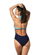 Jednoczęściowy strój kąpielowy Kostium Kąpielowy Model Priscilla Skipper-Cosmo M-428 Sky Blue/Navy - Marko - S