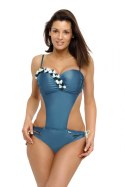 Jednoczęściowy strój kąpielowy Kostium kąpielowy Model Evelyn Camargue M-530 Morski - Marko - XXL
