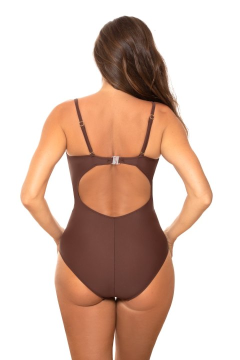 Jednoczęściowy strój kąpielowy Kostium kąpielowy Model Farada M-660 Brown - Marko - 36 Jednoczęściowy strój kąpielowy Kostium kąpielowy Model Farada M-660 Brown - Marko - 36