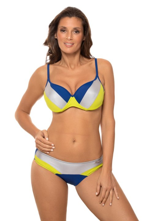 Kostium dwuczęściowy Kostium kąpielowy Model Gilari M-676 Blue/Limonka - Marko - 42 Kostium dwuczęściowy Kostium kąpielowy Model Gilari M-676 Blue/Limonka - Marko - 42