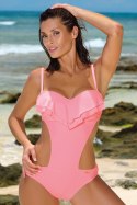 Jednoczęściowy strój kąpielowy Kostium kąpielowy Model Belinda Origami M-548 Pastel Pink - Marko - L Jednoczęściowy strój kąpielowy Kostium kąpielowy Model Belinda Origami M-548 Pastel Pink - Marko - L