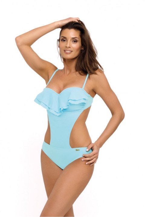 Jednoczęściowy strój kąpielowy Kostium kąpielowy Model Belinda Skipper M-548 Pastel Sky Blue - Marko - XXL Jednoczęściowy strój kąpielowy Kostium kąpielowy Model Belinda Skipper M-548 Pastel Sky Blue - Marko - XXL