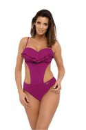 Jednoczęściowy strój kąpielowy Kostium kąpielowy Model Belinda Thai Pink M-548 Jagoda - Marko - XL Jednoczęściowy strój kąpielowy Kostium kąpielowy Model Belinda Thai Pink M-548 Jagoda - Marko - XL