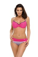 Kostium dwuczęściowy Kostium kąpielowy Model Loren Paski-Papaja M-503 Pink - Marko - S