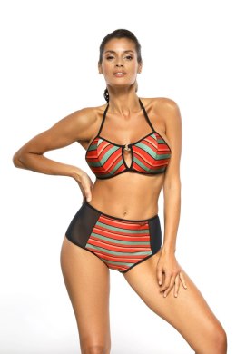 Kostium dwuczęściowy Kostium kąpielowy Model Syndy Nero-Red M-606 Orange/Green - Marko - L