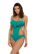Jednoczęściowy strój kąpielowy Kostium kąpielowy Model Belinda Luxury M-548 Szmaragd - Marko - XL Jednoczęściowy strój kąpielowy Kostium kąpielowy Model Belinda Luxury M-548 Szmaragd - Marko - XL