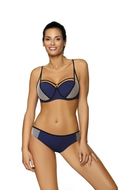 Kostium dwuczęściowy Kostium Kąpielowy Model Charlotte Mirtillo M-495 Navy - Marko - S Kostium dwuczęściowy Kostium Kąpielowy Model Charlotte Mirtillo M-495 Navy - Marko - S