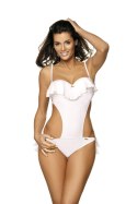 Jednoczęściowy strój kąpielowy Kostium kąpielowy Model Carmen Bianco M-468 White - Marko - XXL Jednoczęściowy strój kąpielowy Kostium kąpielowy Model Carmen Bianco M-468 White - Marko - XXL