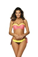 Kostium dwuczęściowy Kostium kąpielowy Model Felicia Vigneto-Frosted M-491 Coral - Marko - XXL