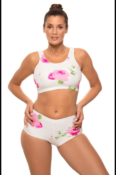 Kostium dwuczęściowy Kostium kąpielowy Model Nevin M-722 Śmietana - Marko - 40 Kostium dwuczęściowy Kostium kąpielowy Model Nevin M-722 Śmietana - Marko - 40