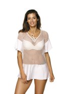 Sukienka Plażow Tunika Model Claire Bianco M-460 White - Marko - L