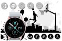 SMARTWATCH UNISEX GRAVITY GT1-8 - PULSOMETR, WŁASNE TARCZE (sg015h) SMARTWATCH UNISEX GRAVITY GT1-8 - PULSOMETR, WŁASNE TARCZE (sg015h)