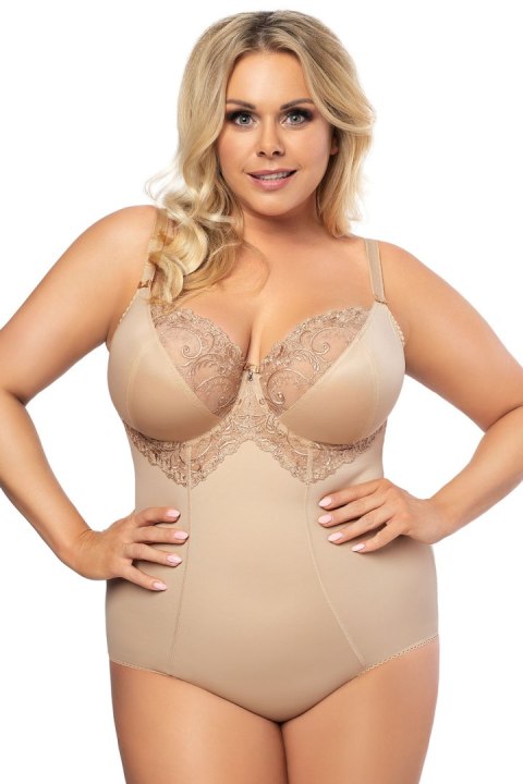 Gorsety, body, pasy Body Model K356 Gala Beige - Gorsenia Lingerie - 75E