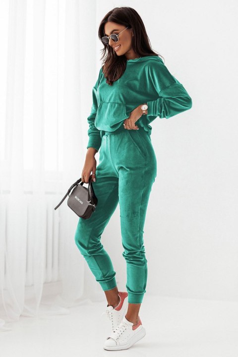 Spodnie Komplet Model Louis D20 Green - IVON - 5XL/6XL Spodnie Komplet Model Louis D20 Green - IVON - 5XL/6XL