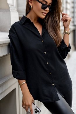 Koszula Damska Model Emilie B53 Black - IVON - 4XL/5XL