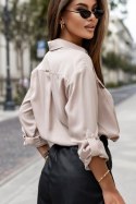 Koszula Damska Model Kameron B52 Beige - IVON - 4XL/5XL Koszula Damska Model Kameron B52 Beige - IVON - 4XL/5XL