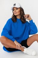 Bluza Damska Model Simple D27 Blue - IVON - XS/S Bluza Damska Model Simple D27 Blue - IVON - XS/S