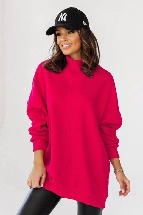 Bluza Damska Model Simple D27 Pink - IVON - XS/S