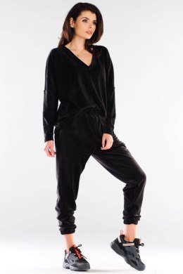Bluzka Damska Model A417 Black - awama - uniwersalny