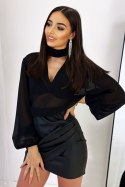 Bluzka Model Miley B48 Black - IVON - XS/S Bluzka Model Miley B48 Black - IVON - XS/S