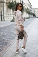 Spodnie Komplet Model Kanya D32 Beige - IVON - XL/XXL Spodnie Komplet Model Kanya D32 Beige - IVON - XL/XXL