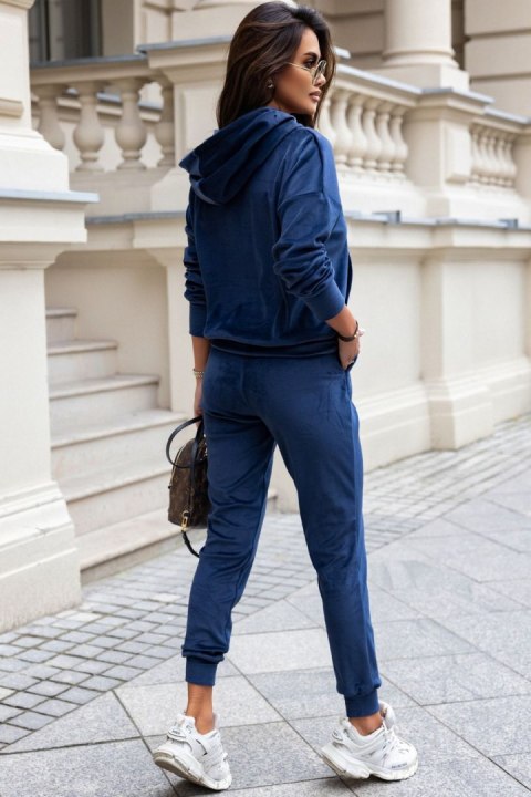 Spodnie Komplet Model Kanya D32 Navy - IVON - XL/XXL Spodnie Komplet Model Kanya D32 Navy - IVON - XL/XXL