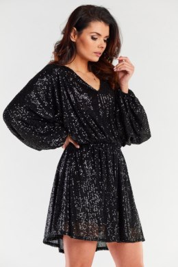 Sukienka Model A485 Black - awama - uniwersalny