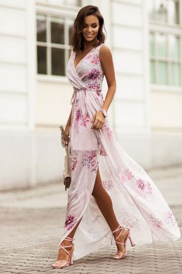 Sukienka Model Dolores 338 Powder Pink - IVON - 36