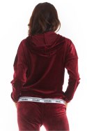 Bluza Damska Model A371 Bordo Welur - awama - M Bluza Damska Model A371 Bordo Welur - awama - M