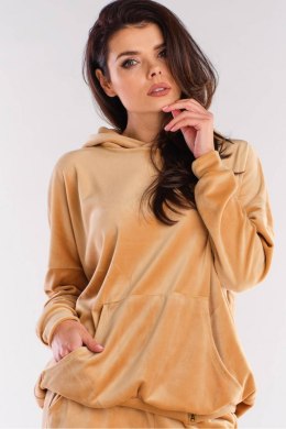 Bluza Damska Model A420 Beige - awama - uniwersalny